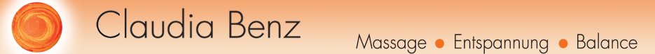 Banner Claudia Benz Massage Entspannung Balance